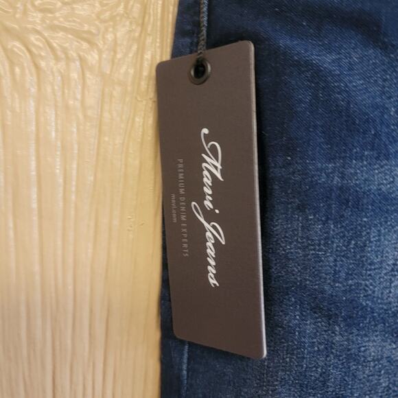 Mavi Clare Womens Maternity Jeans Deep Shanti Supersoft Straight Leg 29/28 - Picture 4 of 8